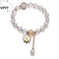 VFTT Bohemian Bracelet, Elastic Multicolor Korean Daisy Bracelet,  Lucky Handmade Bracelet Bohemian 