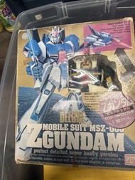 1985年 古董日本版 Z gundam 可變形模型膠玩具