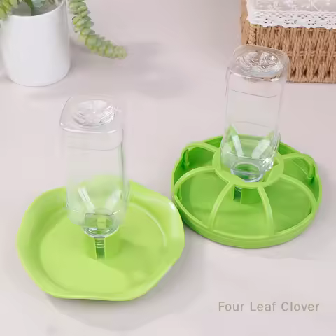 Reptile Water Drinker Dispenser Food Bowl Lizard Gecko Feeder Round Dish Turtle Water Bowl Drink Bot