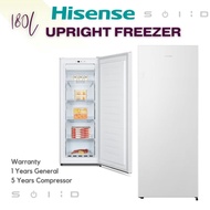 Hisense 180L Upright Freezer, FV188N4AWN, standing freezer