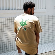 UNKL347 Men's Cream T-Shirt, Combed Material HC NNTD