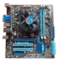 MAINBOARD + CPU Intel i5-750+ ASUS P7H55-M LX  Desktop Motherboard P55 Socket LGA 1156 DDR3 ( ซีพียู