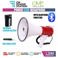Power Megaphone Loud Hailer With Siren, USB, SD, AUX, Mute, MP3, Microphone, Megafon Haler Speaker P