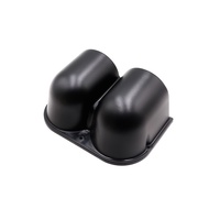 2";52mm Black color Double Gauge Dash Mount dual gauge pod Gauge Holder Gauge Pod Meter Pod