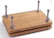 Wooden paper press for book workbook pad paper tracing paper notepad receipt. perfect for DIY roject