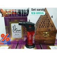 Hot Sale Bukhoor🔥SARAH OUD MUTTAR#  Set Madinah, BAKHOOR Top Scent New Arrival ready stock