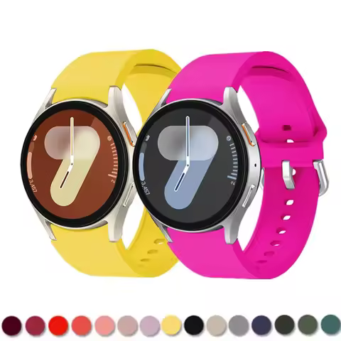 Strap For Samsung Galaxy Watch 6/4/7 44mm 40mm/5 Pro 45mm wristband 20mm Silicone Bracelet Galaxy Wa