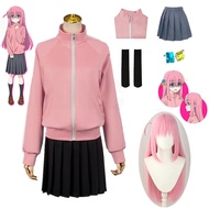 Bocchi Batu Besar Kostum Cosplay Hitori Gotou Seragam Ryou Yamada Nijika Ijichi Kostum Cosplay Wanit
