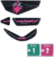 Rounded Curved Edges Ultra Strong Glass Mouse Feet Pads Skates Compatible for Logi G502 RGB/Hero Wir