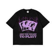 ALICE IN BORDERLAND KPOP KOREAN GIRLBAND T-SHIRT | T-SHIRT OVERSIZE BLACK STYLE Y2K VINTAGE BOOTLEG 