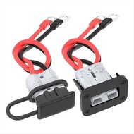 (LTUJH) 50A Battery Quick Disconnect Connector with 8AWG Wire and Mounting Bracket Extension Cable C