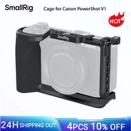 SmallRig for PowerShot V1 Cage for Canon PowerShot V1, Black with Silicone Handle Built-in Arca-Swis