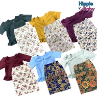 HIPPIE KURUNG FOR NEWBORN UP TO 12MONTHS (BAJU RAYA BABY NEWBORN GIRL) (BAJU RAYA BUDAK PEREMPUAN)