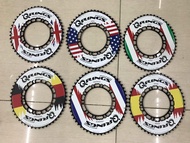 全新 西班牙 Rotor Qring 國旗橢圓齒片 Road Bike 公路車 小輪徑車用
