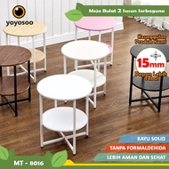 YOYOSO - Multipurpose 2-Tier Round Table