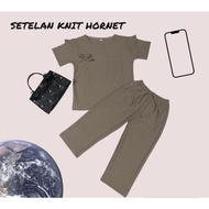 PONGSKYSTORE.ID Knit Suit Cream Kids'Hornet Set