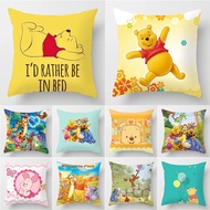 18'' Square Winnie the Pooh Printed Cushion Cover  Square Pillow Cover Cushion Case 40x40cm/45x45cm/50x50cm