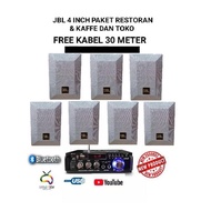 Speaker JBL 4 inch paket usaha kantor - caffe - warung speaker 7 titik