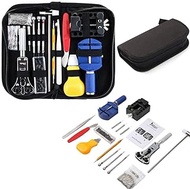 Watch Repair Kit - 147 Pcs/Set of Tools Watch Disassemble Bracelet Opener Combination Tool Kit - Replace Watch Battery Tools with Carrying Case