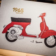 1965 Vespa180 凸版印刷