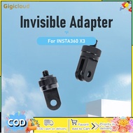 Mini Tripod Adapter 1/4 Screw Converter Aluminum Alloy Adapter Compatible For One X3/x2 Action Camera Accessories