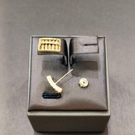 22k / 916 Gold Abacus Rectangle Earring