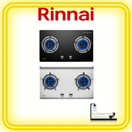 Rinnai RB-782G /  RB-782S 2 Burner Built-In Hob Tempered Glass (Black) / Stainless Steel Top Plate