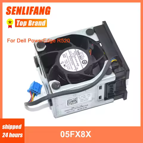1KVPX 01KVPX Cooler For Dell PowerEdge R520 Server Fan 05FX8X 5FX8X DC12V 1.50A Cooling Well Tested