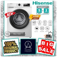 MESIN CUCI HISENSE WDQP8523BW WDQP 8523BW 8.5KG FRONT LOADING WASHING MACHINE HISENSE LOW WATT