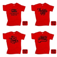 Baju Jersey Family Day - Scarlet Red