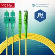 SC/APC-E2K/APC Singlemode Duplex Fiber Optic Patch Cable 5M 10M 15M 20M