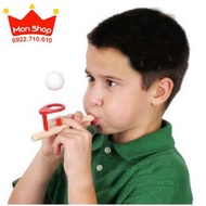 Blow the ball to practice air for your baby - Blow the wooden ball