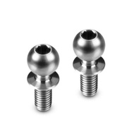 990020 HUDY Titanium Ball Stud D=5.4 / L=10 / S=4.5 / 2mm Hex (2)