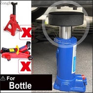 Zone Universal Rubber Jacks Pad Not Slip Support Block Heavy Duty Rubber Jacks Pad for 2 Ton Bottle 