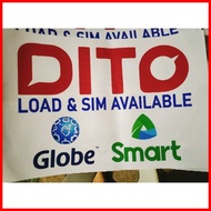 ❃ ✻ ◺ ◲ dito tarpaulin only DITO load sim available