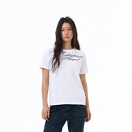 WLNEXT | เสื้อยืดลายอักษร American Gothic Script
