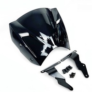FZ NEW VISOR V2 FZ FZ150 NEW DIAMOND COWLING VISOR + BRACKET SET WINDSHIELD WIND SHIELD CERMIN FAIRI