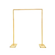 New Gold Iron Art Wedding Arch Stand Extendable Pole Stage Decoration Props คอกาแฟสำหรับงานแต่งงานแล