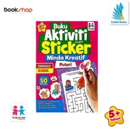 Buku Aktiviti - Buku Aktiviti Dengan Sticker Minda Kreatif Puteri - Buku Sticker - Buku Kanak-Kanak 