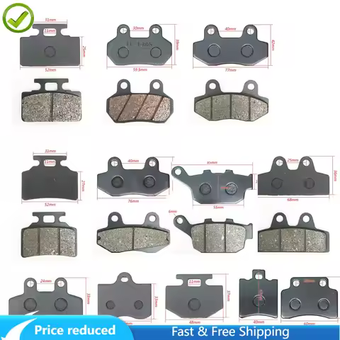 Motorcycle Brakes Front Rear Disc Brake Pads Shoes for 50cc 125cc 150cc 250cc CBR CRF CTCT CBX Scoot
