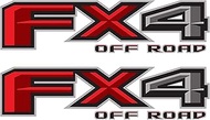 AK- (Pack of 2) FX4 Off-Road Decal USA Black Flag Replacement Sticker F 150 Bedside Emblem for 4x4 T