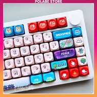 Keycap MOA Pixel 16bit Classic FC Profile Keycap Pixel game Mario animation mechanical keyboard Pola