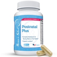 Mama's Select Postnatal Plus Multivitamin - Postnatal Vitamins for Breastfeeding Moms, Postpartum Vi