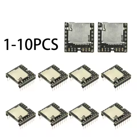 1-10PCS DFPlayer Mini MP3 Player Module TF Card U Disk Mini MP3 DF Player Audio Voice Module Board