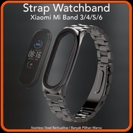 3 Point Strap Watchband Stainless Steel Xiaomi Mi Band 3/4/5/6