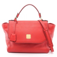 【二手】 MCM手提包，兩用，RED皮革，女士，二手 B