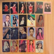 blackpink BPTG 小卡 特典 手燈卡 jennie jisoo lisa rose photocards