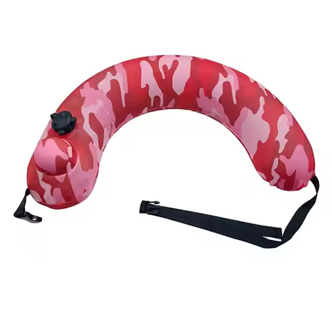 Multipurpose Pressure Inflatable semicircle swimming ring Portable Half Round Swim ring Neck pillow 