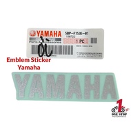 EMBLEM STICKER TOOLBOX LOGO YAMAHA SILVER RX KING YAMAHAOriginal 5BP-F153E-01