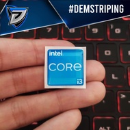 INTEL CORE i3 GEN 11 STICKER FLEXIBLE RAISED STICKER PC STICKER PROCESSOR STICKER